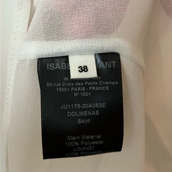 Isabel Marant Etoile Dolmenae Sheer Metallic Knit Maxi Skirt Champagne - Picture 7 of 8